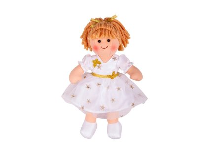Bigjigs Toys Látková panenka Charlotte 28cm