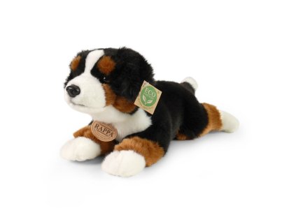 Rappa Plyšový bernský salašnický pes ležící 30 cm ECO-FRIENDLY