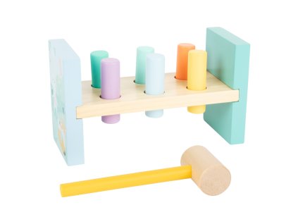 small foot Zatloukačka v pastelových barvách