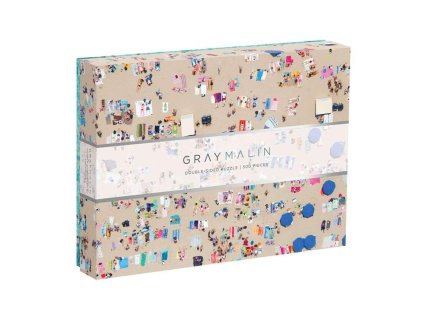 Galison Oboustranné puzzle Pláž Gray Malin 500 dílků