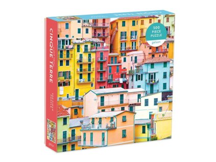 Galison Puzzle Pozdrav z Cinque Terre 500 dílků