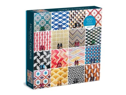 Galison Puzzle Mozaikové podlahy 500 dílků