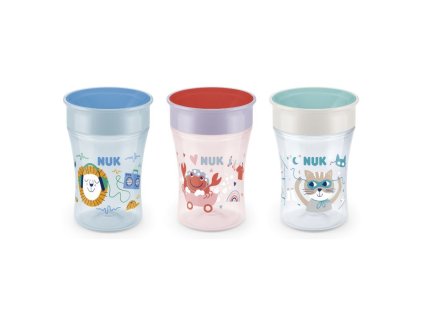 NUK hrnek Magic Cup s víčkem 230ml