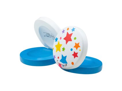 Bigjigs Toys Kastaněty hvězdičky 1 ks modrá