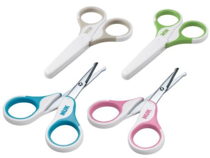 NUK Dětské zdravotní nůžky s krytem 1ks