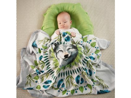 Tommy Lise Bambusová mušelínová přikrývka Alpha Spirit 106x106 cm