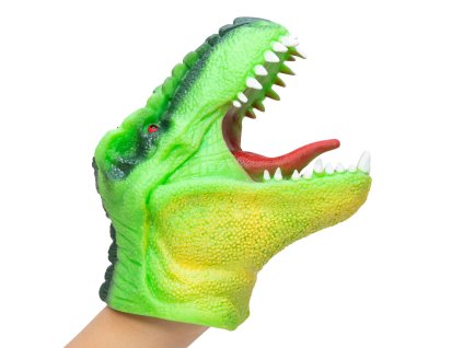 Schylling Maňásek na ruku Dinosaurus - zelený