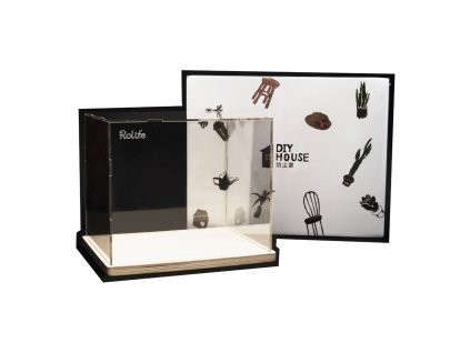 RoboTime Kryt na miniatury domečku Plexisklo kvádr