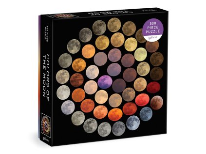 Galison Puzzle Barvy Měsíce 500 dílků