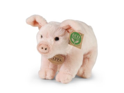 Rappa Plyšové prase domácí stojící 20 cm ECO-FRIENDLY