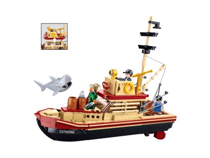 Sluban ModelBricks M38-B1118 Rybářská loď Catherine