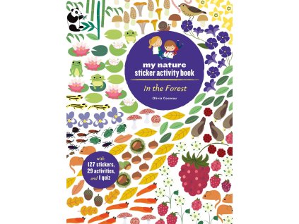Chronicle Books Kniha aktivit se samolepkami my nature V lese
