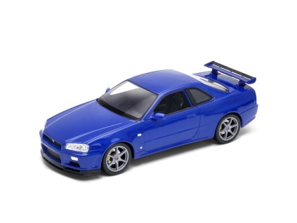 Welly Nissan Skyline GT-R -  modré 1:24