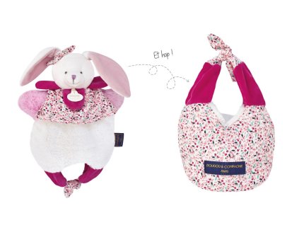 Doudou Králíček v tašce 3v1