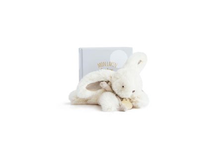 Doudou Dárková sada - Plyšový králíček béžový 16 cm