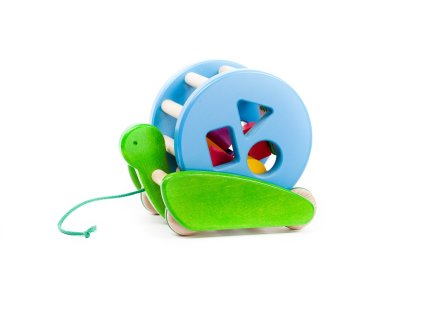 Bajo Tahací motorický šnek modrý - tvary