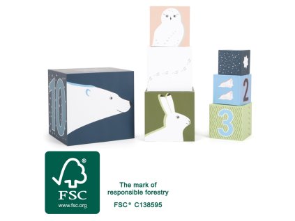 small foot Stohovací kostky Arctic