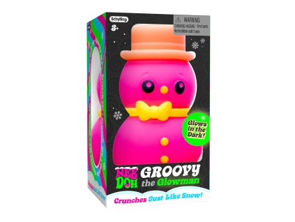 Schylling NeeDoh Sněhulák svítící ve tmě