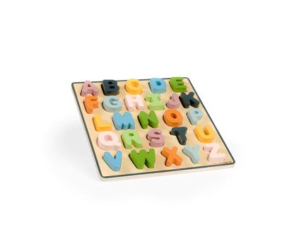 Bigjigs Toys Dřevěné puzzle velká písmena - ABC