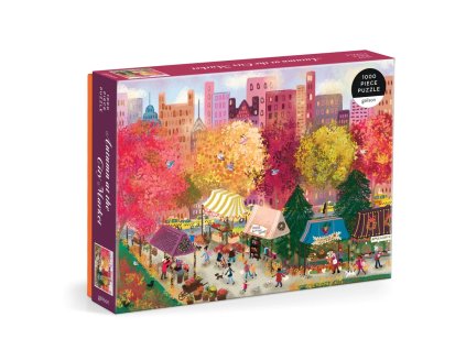 Galison Puzzle Podzim na městském trhu 1000 dílků