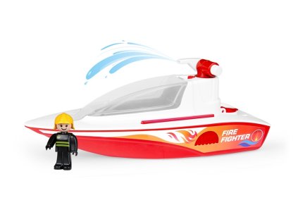 Lena Loď hasiči s pumpou