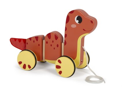 small foot Dřevěná tahací hračka Dino