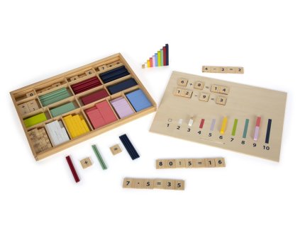 small foot Počítání v dřevěném boxu Educate