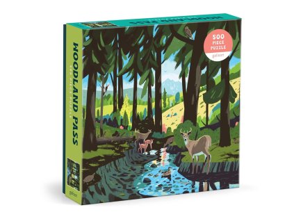 Galison Puzzle Lesní krajina 500 dílků