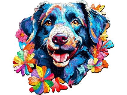 EscapeWelt Dřevěné puzzle Pes 500 dílků