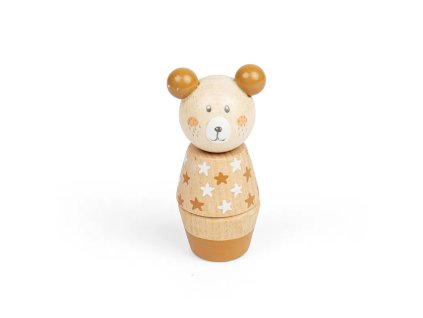 Bigjigs Toys Dřevěné šroubovací zvířátko Medvěd