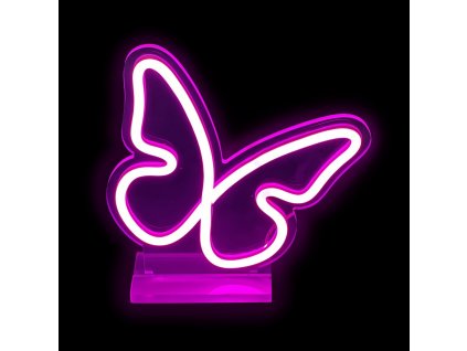 2Kids Toys LED NEON LIGHT lampička Motýlek