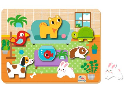 2Kids Toys Vkládací puzzle Mazlíčci