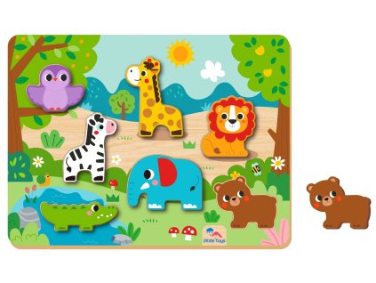 2Kids Toys Vkládací puzzle Zvířátka