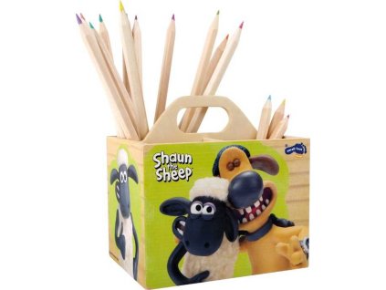 small foot Dřevěný stojánek na tužky ovečka Shaun