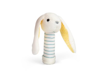 Bigjigs Toys Plyšové chrastítko Králík