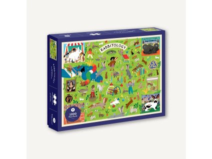 Chronicle Books Puzzle Králíkologie 1000 dílků