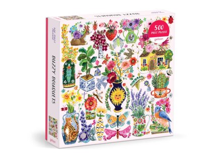 Galison Puzzle Květiny plné života 500 dílků