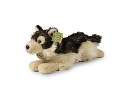 Rappa Plyšový vlk ležící 32 cm ECO-FRIENDLY