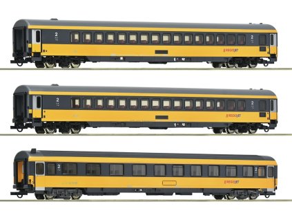 Roco Sada 3 ks osobních vagónů RegioJet - 6200082