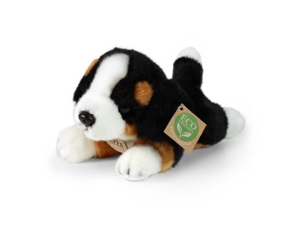 Rappa Plyšový bernský salašnický pes ležící 20 cm ECO-FRIENDLY