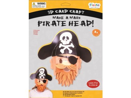 Fiesta Crafts Kreativní sada 3D maska Pirát