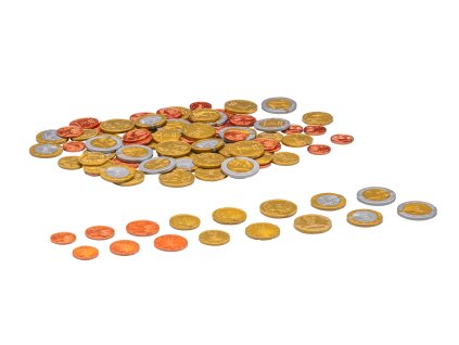 Wissner Hrací mince Eura 80 ks