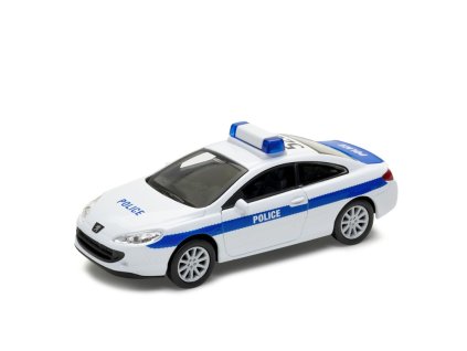 Welly Peugeot Coupe 407 POLICE 1:34