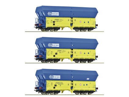 Roco Sada 3 ks nákladních výsypných vagónů PKP - 6600136