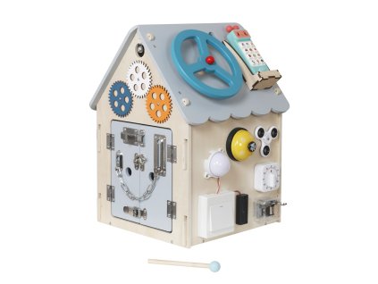 2Kids Toys Activity board Domeček šedý