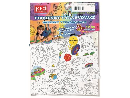 Pexi Vybarvovací ubrousky - Vesmír