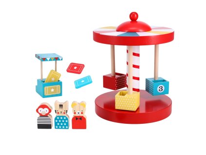 Petit Collage Dřevěný kolotoč