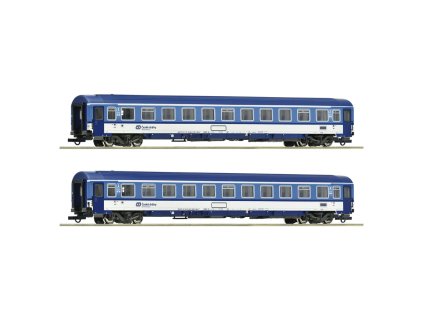 Roco 2dílná sada: Vůz Eurofima CD - 6200157