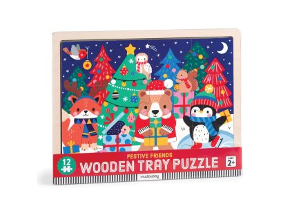 Mudpuppy Puzzle Vánoce 12 dílků