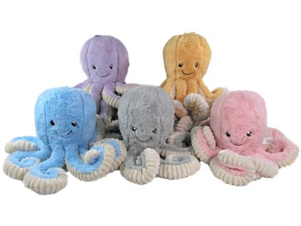 PLYŠ Chobotnice 50cm 5  barev *PLYŠOVÉ HRAČKY*